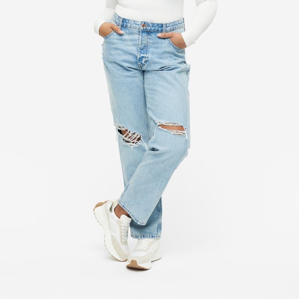 H&M 90s Boyfriend Fit High Jeans